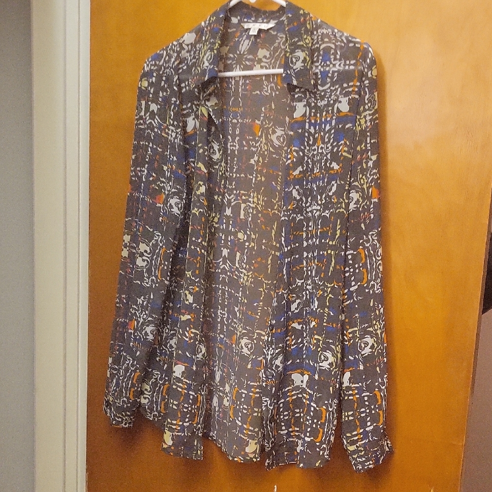 CAbi Multicolor Sheer Blazer